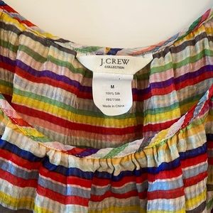 j.crew sleeveless babydoll top